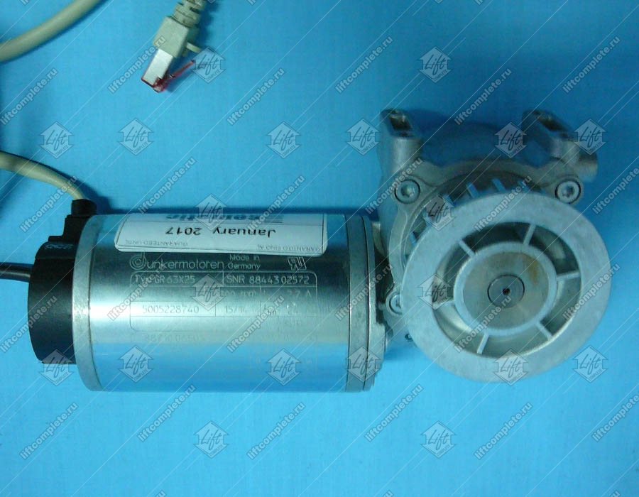 Мотор привода дверей, SEMATIC, DUNKERMOTOREN, SG 80K, GR 63X25, 24VDC, кабель 1500 мм