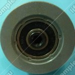 Подвесной ролик ДК/ДШ, SIGMA, D - 56 мм, D1 - 49 мм, H - 10 мм, W - 15 мм, 6201 с осью, длина оси - 16 мм