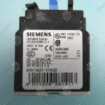 Блок дополнительных контактов, SIEMENS, 3RH1921-1FA22, 2НО+2НЗ, 6A