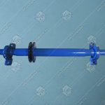 Вал привода поручня, OTIS XOP, 800 мм, звездочка 21 зуб, с суппортами