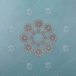 Канат стальной, GUSTAV WOLF, d - 16 мм, PAWO F3 8x19S-IWRC, 154,8кН