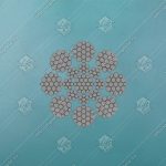 Канат стальной, GUSTAV WOLF, d - 16 мм, PAWO F7S 8х19W-IWRC, 176,1кН