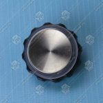 Кнопка в сборе, OTIS 2000/GEN2, посадочный диаметр - 27.5 мм, AMP для MCS220, красная, шлифованная нержавеющая сталь