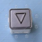 Кнопка вызова/приказа, SCHAEFER, MT42 RUS, стрелка вниз, выдавленная надпись, красная подсветка