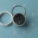 Кнопка вызова/приказа, VEGA Venus, -1 этаж, с кодом Брайля, красная подсветка (разъем MLEP TH)