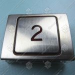 Кнопка вызова/приказа, CANNY, 2 этаж, красная подсветка