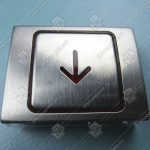 Кнопка вызова/приказа, CANNY, стрелка, красная подсветка