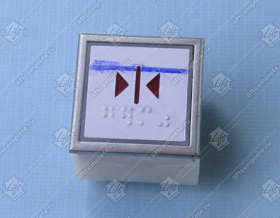 Кнопка принудительного закрывания дверей, THYSSEN, KT40-WK21-2006 A4J10132, красная подсветка