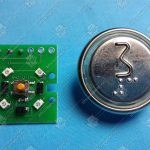 Кнопка вызова/приказа, ЩЛЗ, ВКЛ13А-7-4И, 3 этаж, с кодом Брайля, красная подсветка