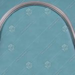 Огибной участок (алюминий) торца балюстрады направляющей поручня, SIGMA SCE, L-1740 мм, W -52 мм