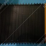 Паллета траволатора, XIZI OTIS, XOP-NC, 1000 мм, сталь, черная, две линии демаркации, W - 266 мм, H - 92 мм