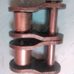 Переходное звено, двухрядной цепи привода поручня эскалатора, шаг - 25,4 мм, тип A