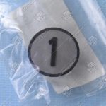 Нажимной элемент, KONE, 1 этаж, черный, тактильный, высокий держатель