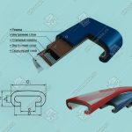 Поручень эскалатора, SWE, Semperit (Австрия), D1-82 мм, d-33 мм, H-34 мм, чёрный