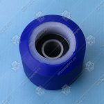 Прижимной ролик цепи поручня эскалатора, OTIS, D - 60 мм, W - 55 мм, d - 15 мм, двойной подшипник 6202RS