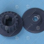 Шкив двигателя привода дверей, FERMATOR, VVVF, зубчатый, с двумя лысками